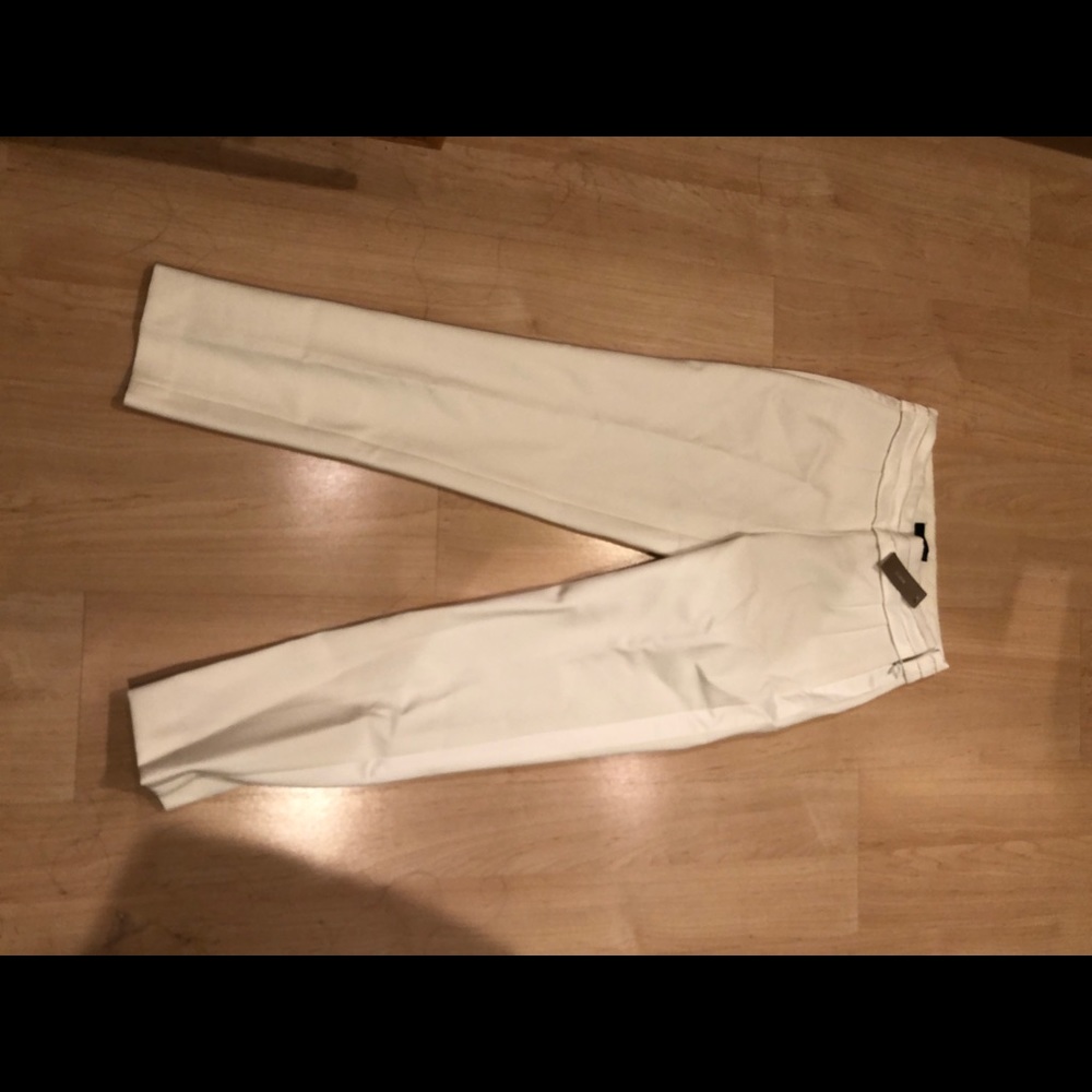 NWT jcrew white pants size 0
